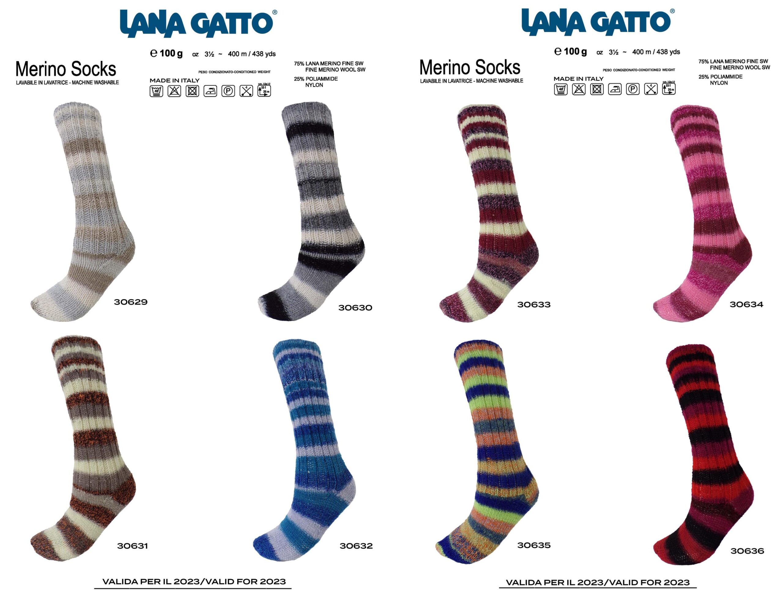 Lana Gatto Merino socks - Image 2