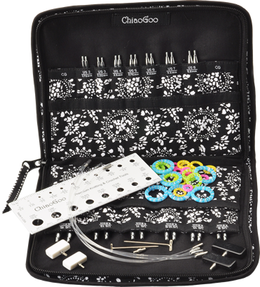 SET igle za pletenje ChiaoGoo SPIN Bamboo Complete (10 cm) US 2-15 (2,75-10 mm)