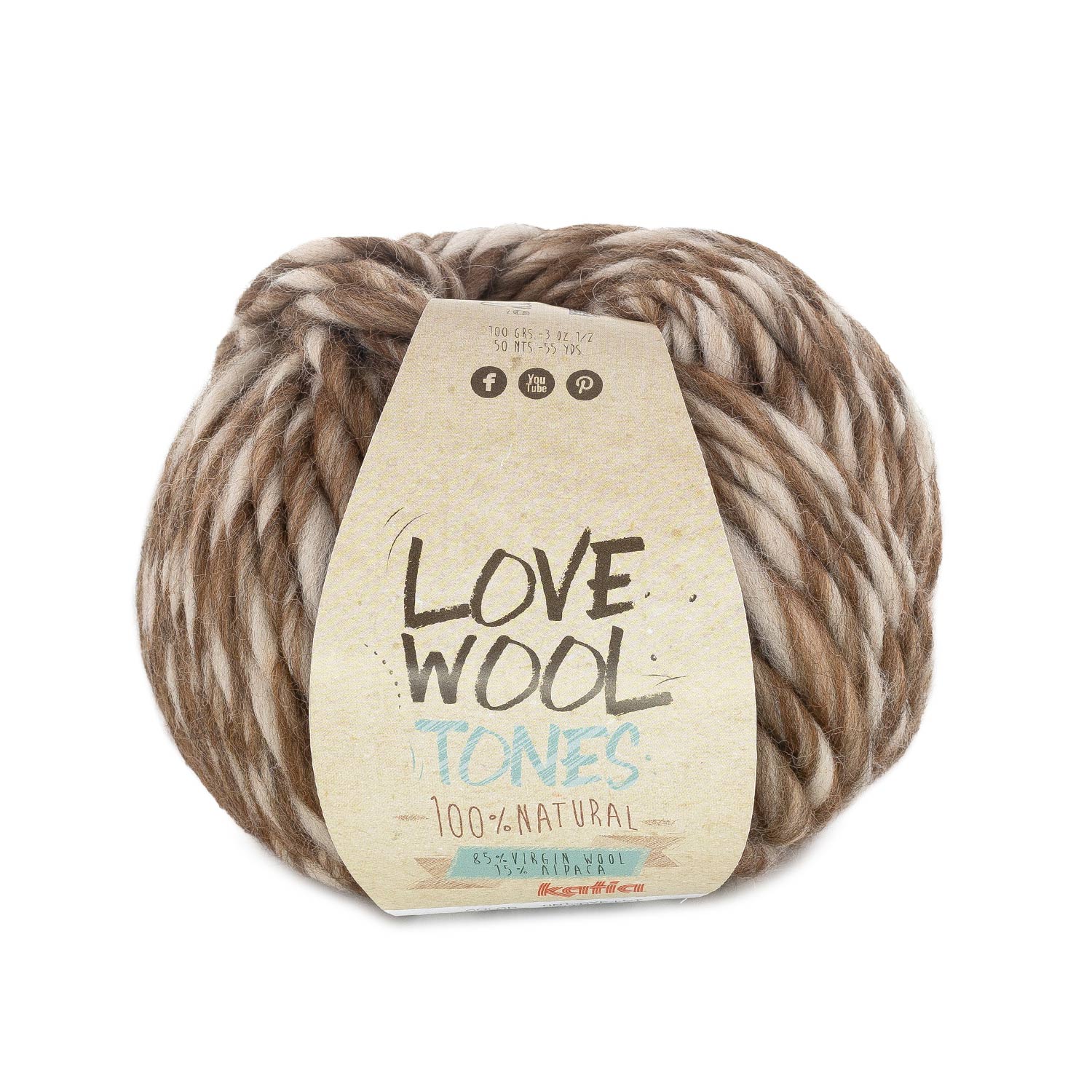 K A T I A LOVE WOOL & LOVE WOOL TONES COLORFUL BULKY SINGLES YARN - Image 10