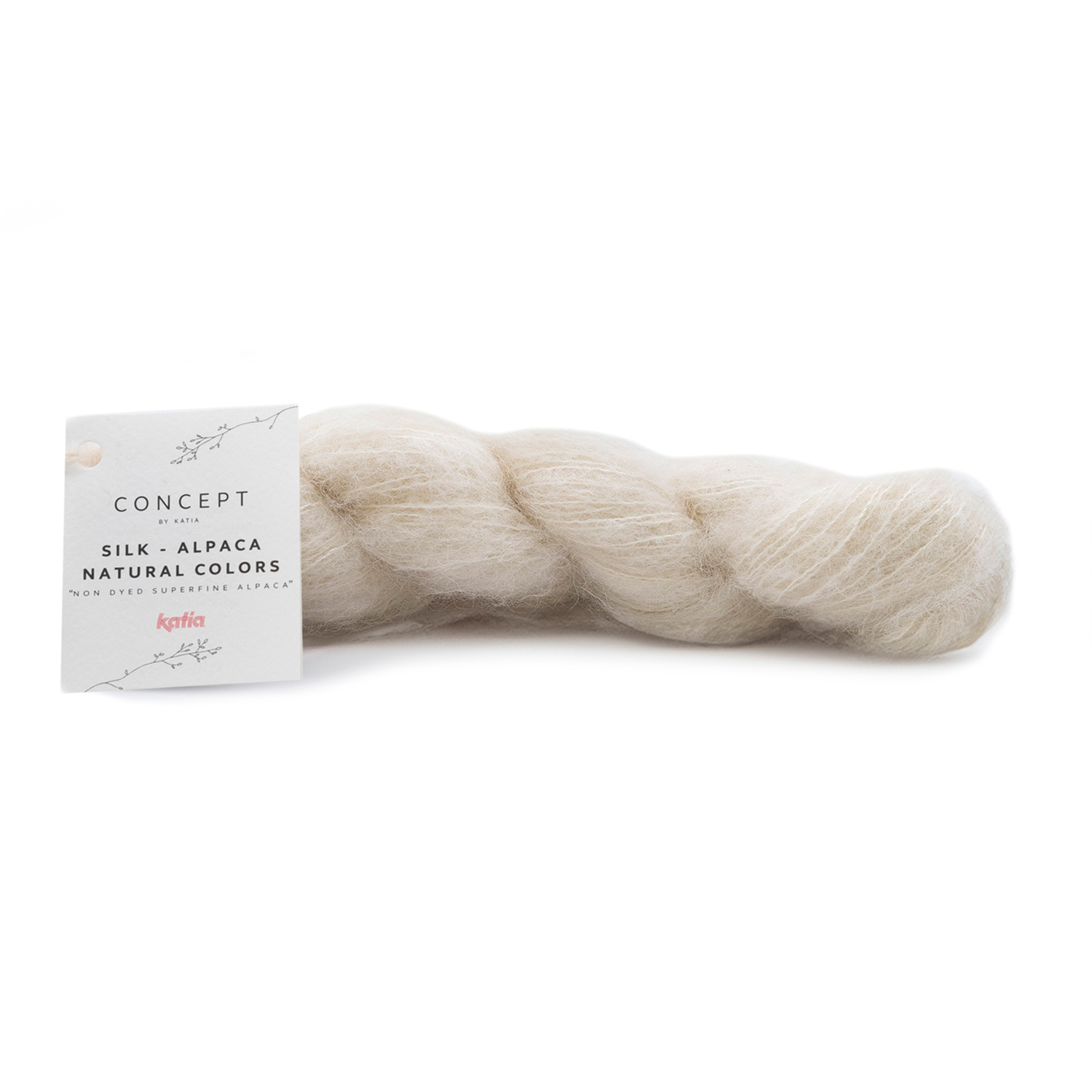 SILK-ALPACA NATURAL COLORS BY C O N C E P T by Katia CARDED YARN - Image 8