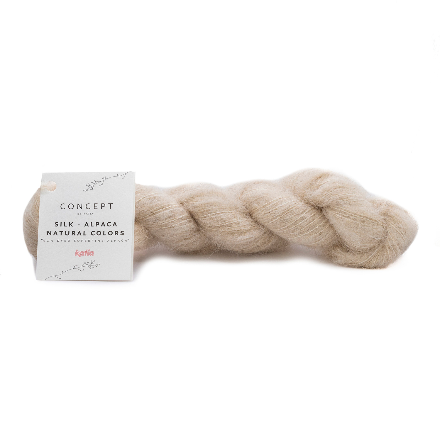 SILK-ALPACA NATURAL COLORS BY C O N C E P T by Katia CARDED YARN - Image 7