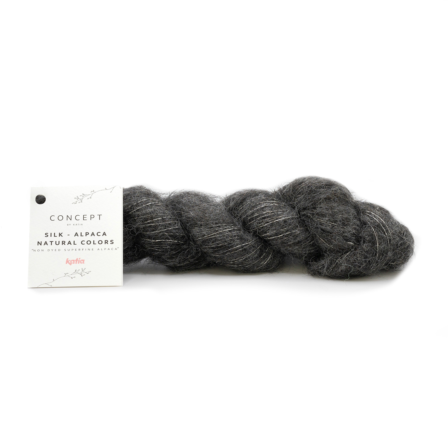 SILK-ALPACA NATURAL COLORS BY C O N C E P T by Katia CARDED YARN