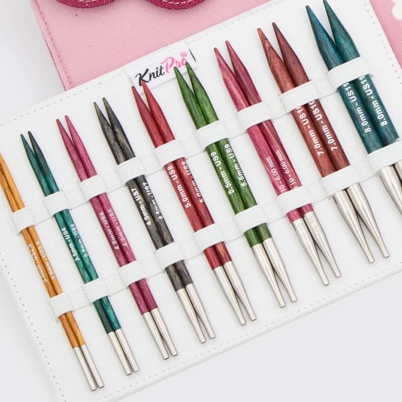 KNITPRO DREAMZ NORMAL INTERCHANGEABLE NEEDLE SETS - 10CM (9 parova)