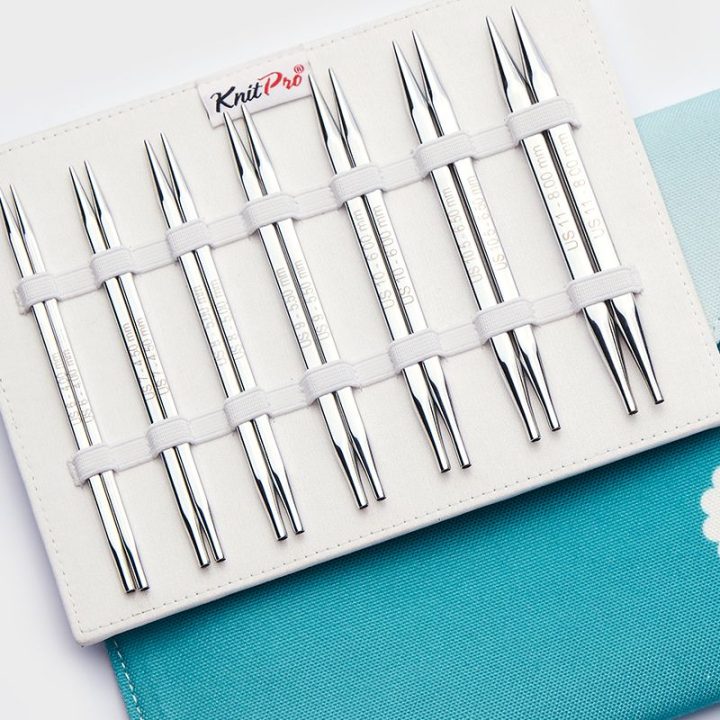 KNIT PRO NOVA CUBICS DELUXE INTERCHANGEABLE CIRCULAR NEEDLES SET - 13CM (5”)